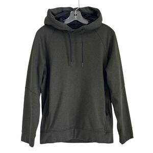 Lululemon Men’s Hoodie, Olive Green/Gray Pullover Sweatshirt, Size S